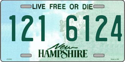 NH license plate 1216124