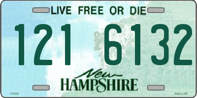 NH license plate 1216132