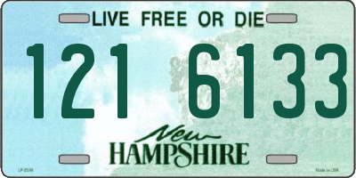 NH license plate 1216133