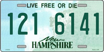 NH license plate 1216141