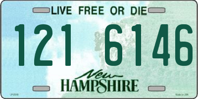 NH license plate 1216146