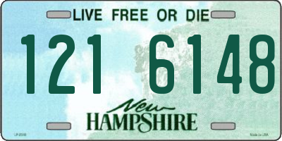 NH license plate 1216148