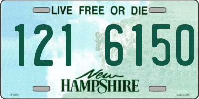 NH license plate 1216150