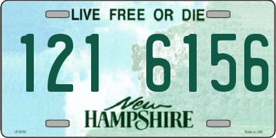 NH license plate 1216156