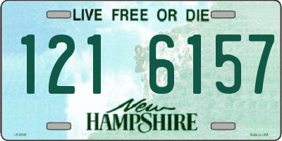 NH license plate 1216157