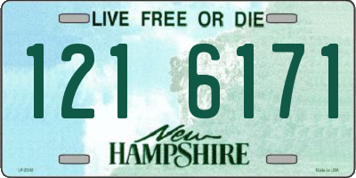 NH license plate 1216171