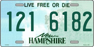 NH license plate 1216182
