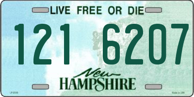 NH license plate 1216207