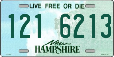 NH license plate 1216213