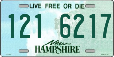 NH license plate 1216217