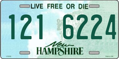 NH license plate 1216224