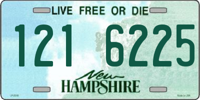 NH license plate 1216225