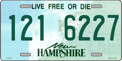 NH license plate 1216227