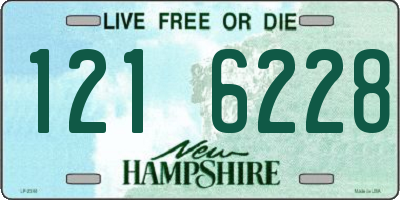 NH license plate 1216228