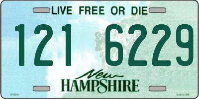 NH license plate 1216229