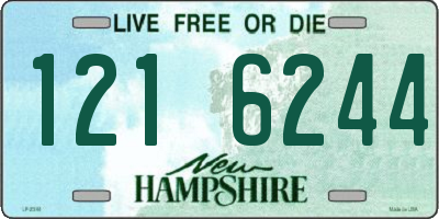 NH license plate 1216244