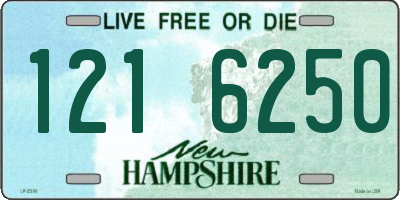 NH license plate 1216250