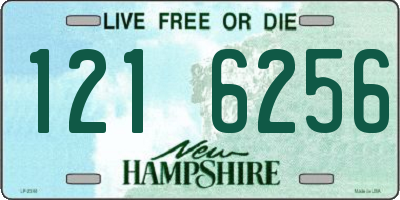 NH license plate 1216256
