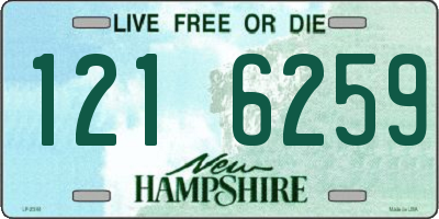 NH license plate 1216259