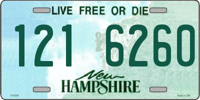 NH license plate 1216260