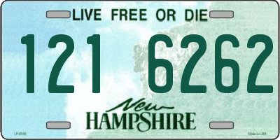 NH license plate 1216262