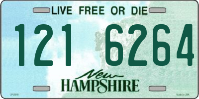NH license plate 1216264