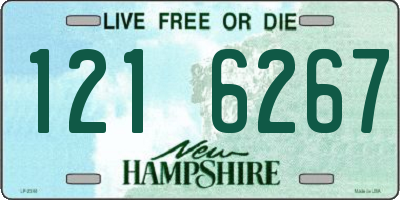 NH license plate 1216267