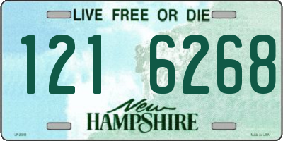 NH license plate 1216268