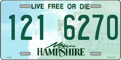 NH license plate 1216270