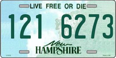 NH license plate 1216273