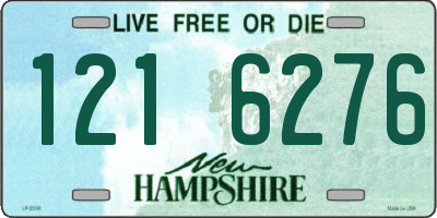 NH license plate 1216276