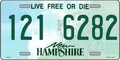 NH license plate 1216282