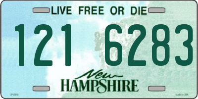 NH license plate 1216283