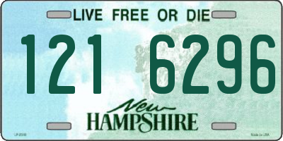NH license plate 1216296