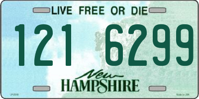 NH license plate 1216299