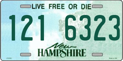 NH license plate 1216323