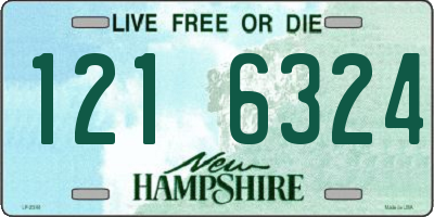 NH license plate 1216324