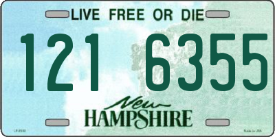 NH license plate 1216355