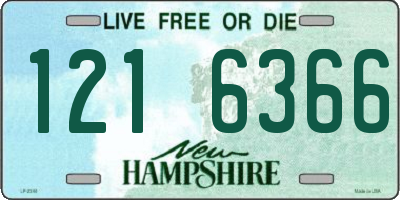 NH license plate 1216366