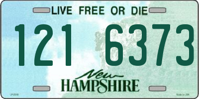 NH license plate 1216373
