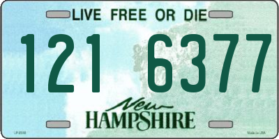 NH license plate 1216377