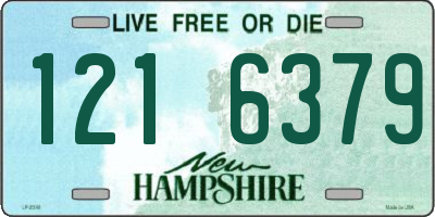 NH license plate 1216379
