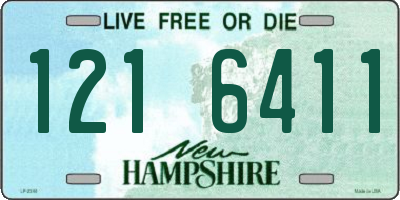NH license plate 1216411