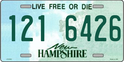 NH license plate 1216426