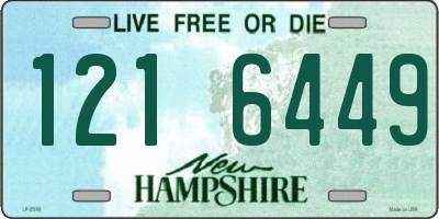 NH license plate 1216449
