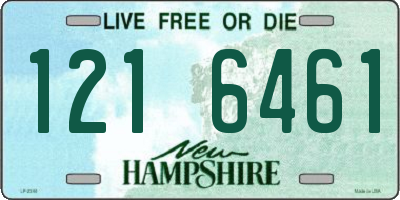 NH license plate 1216461