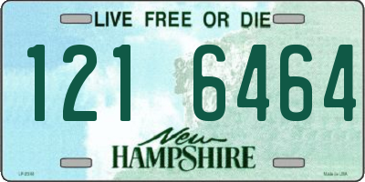 NH license plate 1216464