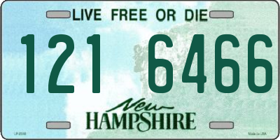 NH license plate 1216466