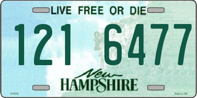 NH license plate 1216477