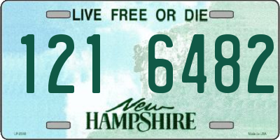 NH license plate 1216482